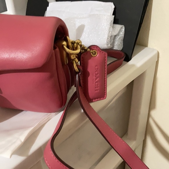 Coach Tabby shoulder bag 18  Rouge pillow  leather - Picture 13 of 13